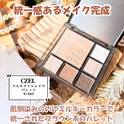 CZEL アイシャドウパレット/CZEL/アイシャドウパレットを使ったクチコミ(2枚目)