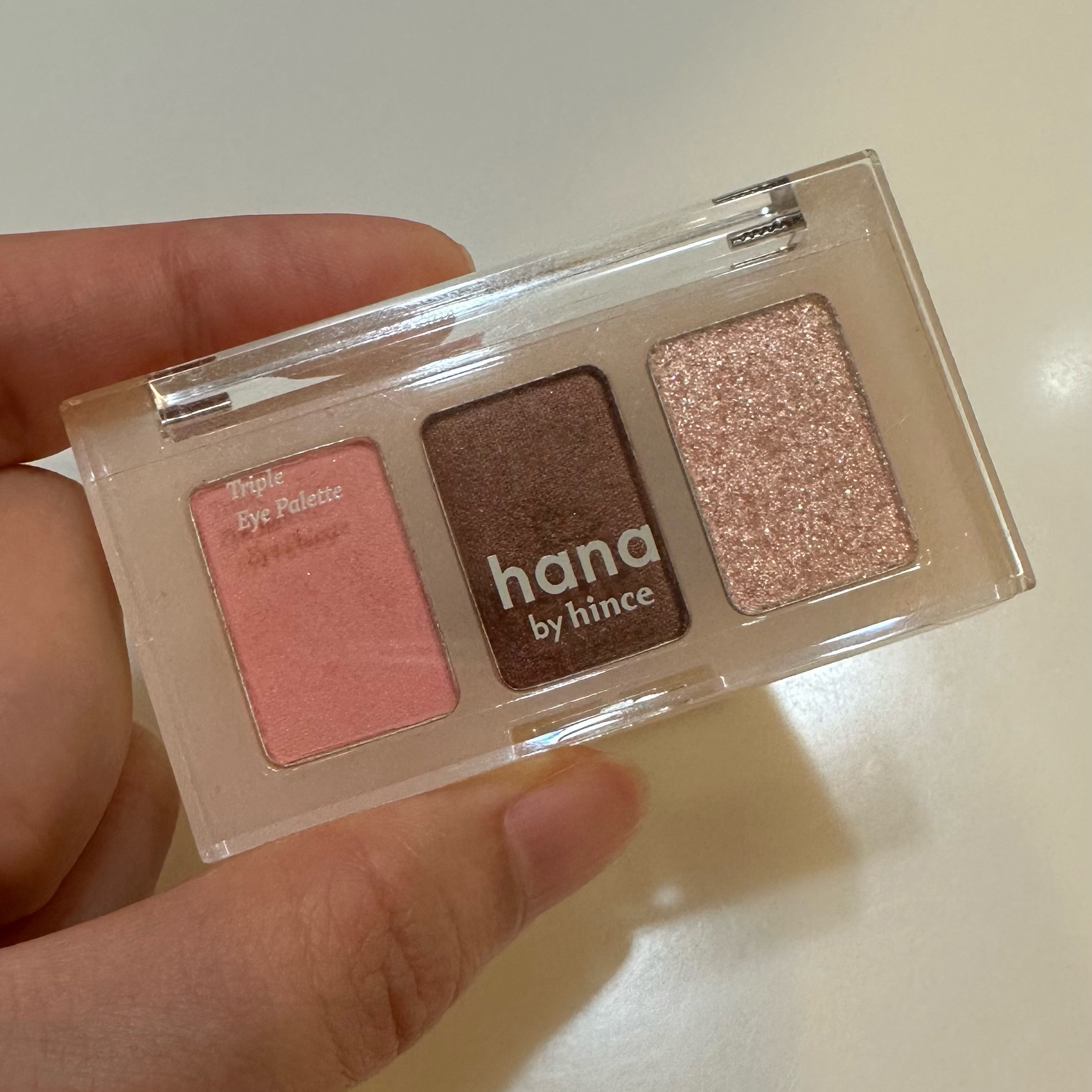 トリプルアイパレット/hana by hince/アイシャドウパレットを使ったクチコミ（1枚目）