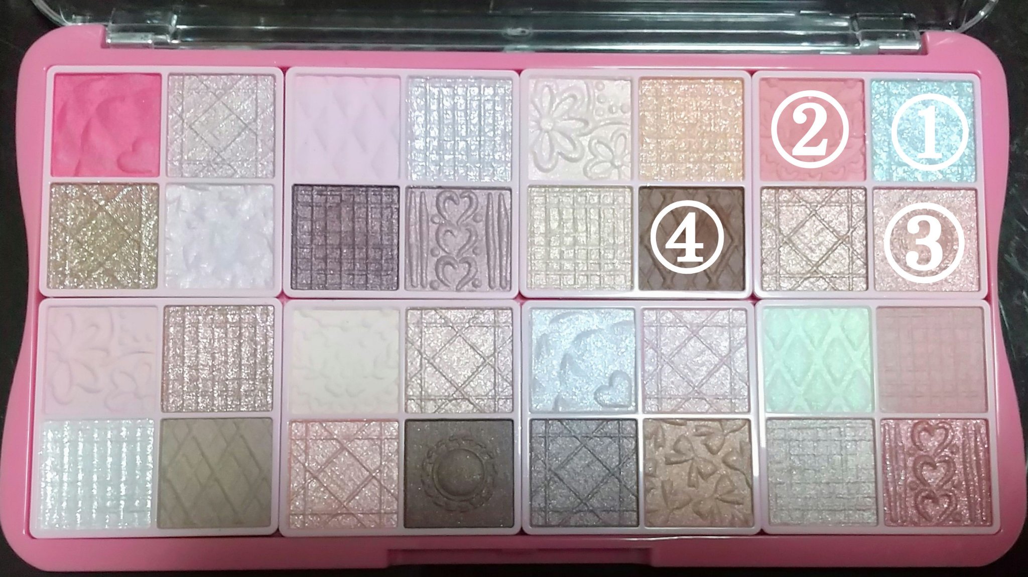 スーパーかわいい！パレット/キャンメイク/アイシャドウを使ったクチコミ（2枚目）