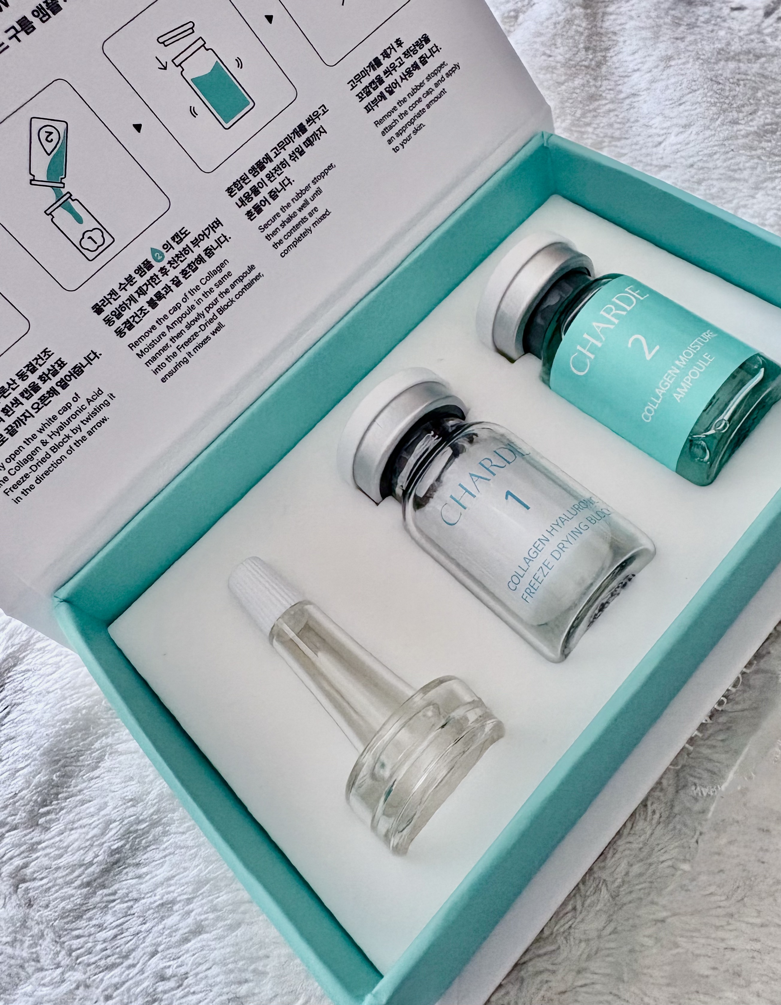 クラウドアンプル 1week キット/CHARDE/美容液を使ったクチコミ（1枚目）