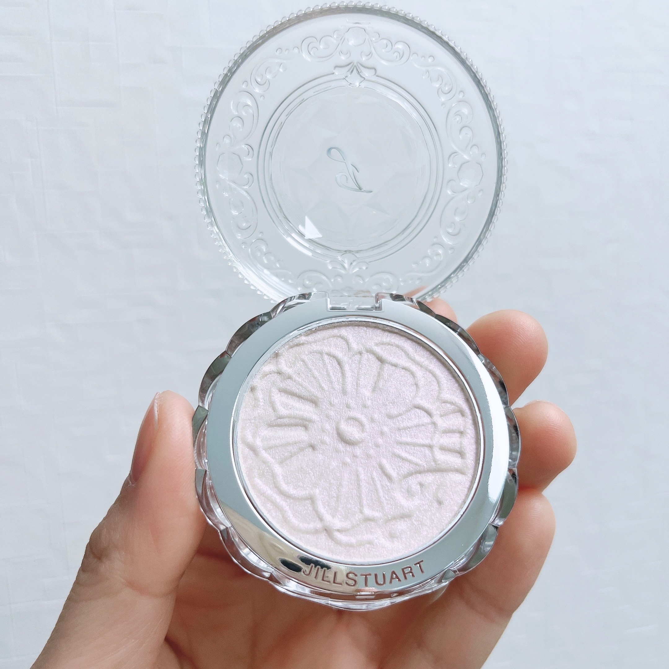 ジルスチュアート　メルティシマー ブラッシュ 103 twinkle organdy(限定色)/JILL STUART/パウダーチークを使ったクチコミ（3枚目）