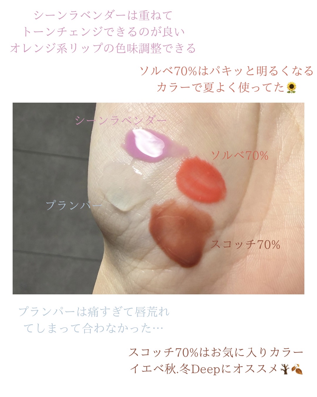 フィー 3Dチェインジンググロス/fwee/リップグロスを使ったクチコミ（2枚目）