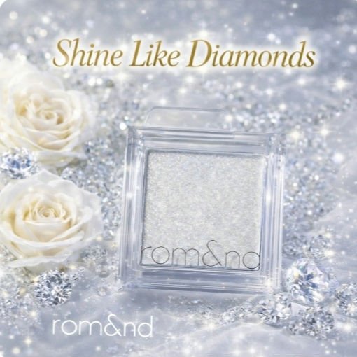 スライドインシングル G01 スノーウィー/rom&nd/単色アイシャドウを使ったクチコミ（1枚目）