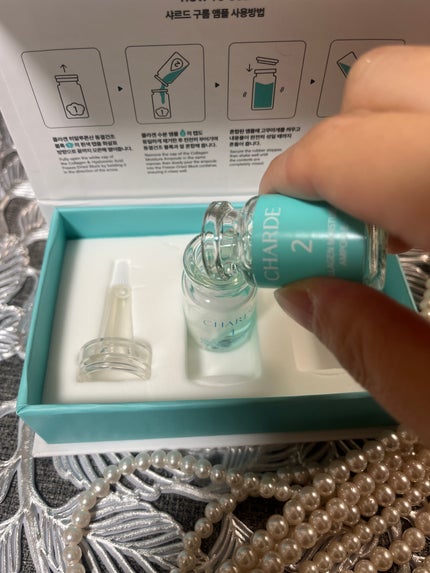 クラウドアンプル 1week キット/CHARDE/美容液を使ったクチコミ(2枚目)