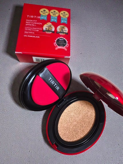 マスク フィット レッド クッション/TIRTIR(ティルティル)/クッションファンデーションを使ったクチコミ(1枚目)