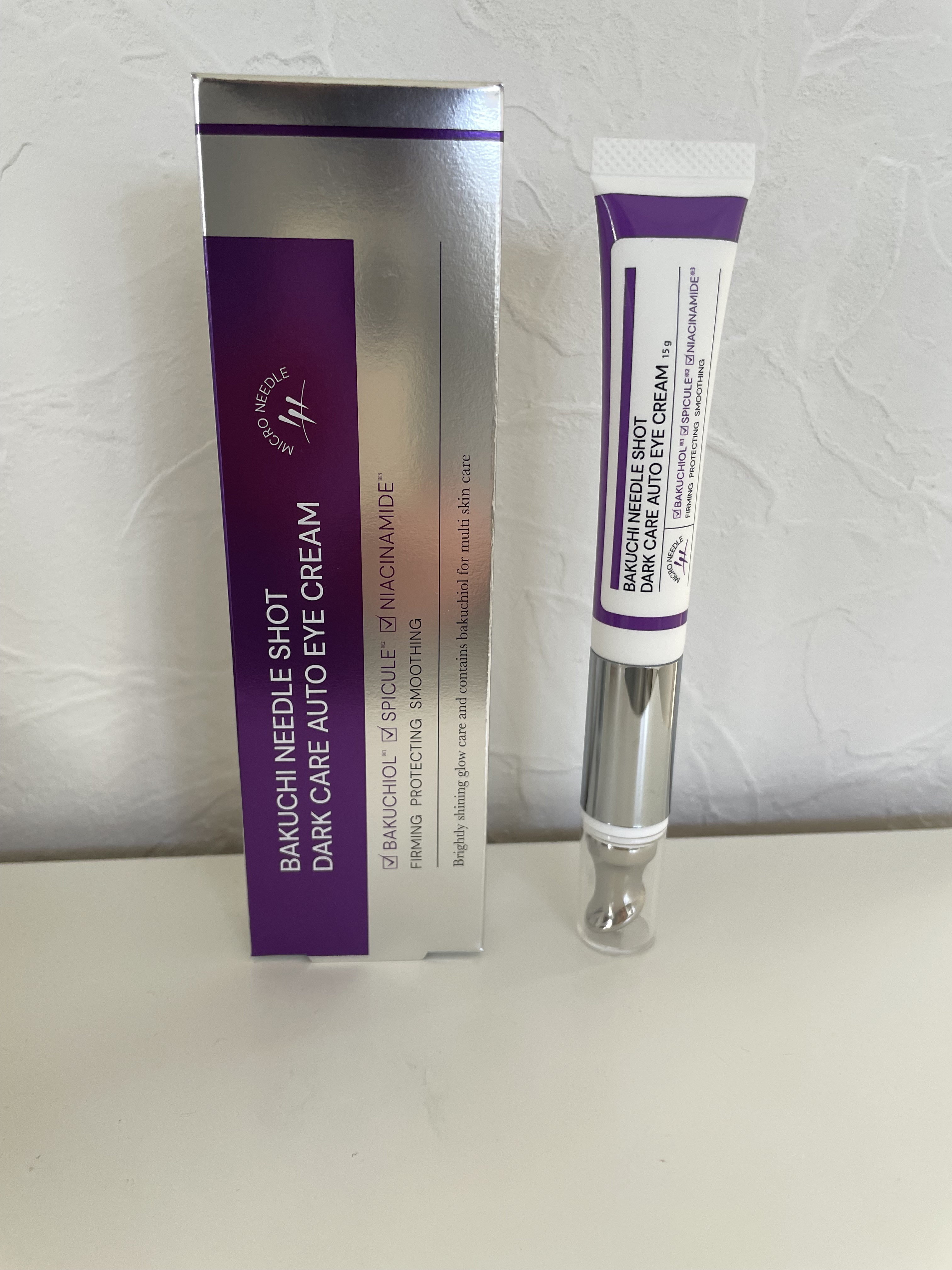 BAKUCHI NEEDLE SHOT DARK CARE AUTO EYE CREAM/LIALUSTER/アイケア・アイクリームを使ったクチコミ（1枚目）