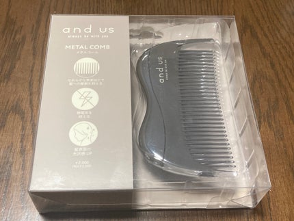 メタルコーム/3COINS/ヘアコームを使ったクチコミ(1枚目)