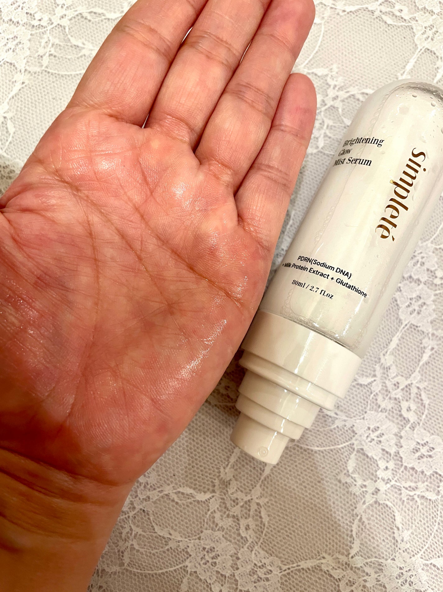 ブライトニング グロウ ミストセラム/Simplete/ミスト状化粧水を使ったクチコミ(4枚目)