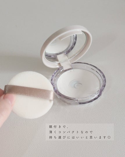 毛穴レスパウダー/CEZANNE/プレストパウダーを使ったクチコミ(5枚目)