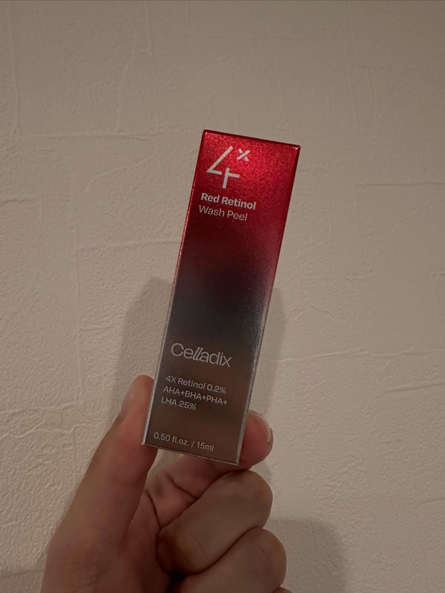 Red Retinol Wash Peel/Celladix/美容液を使ったクチコミ(2枚目)