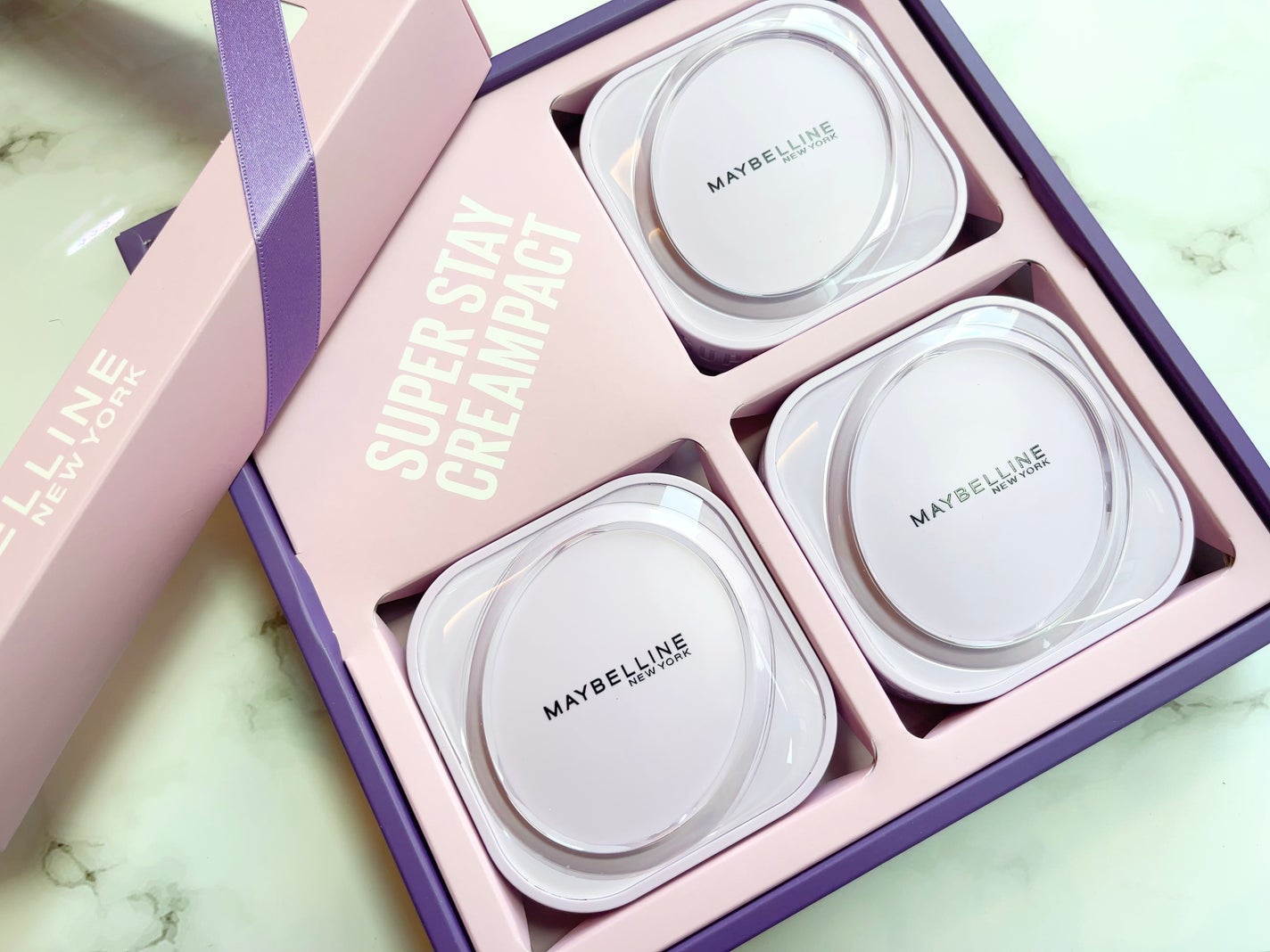 SPステイ クリームパクト ファンデーション/MAYBELLINE NEW YORK/クリーム・エマルジョンファンデーションを使ったクチコミ(5枚目)