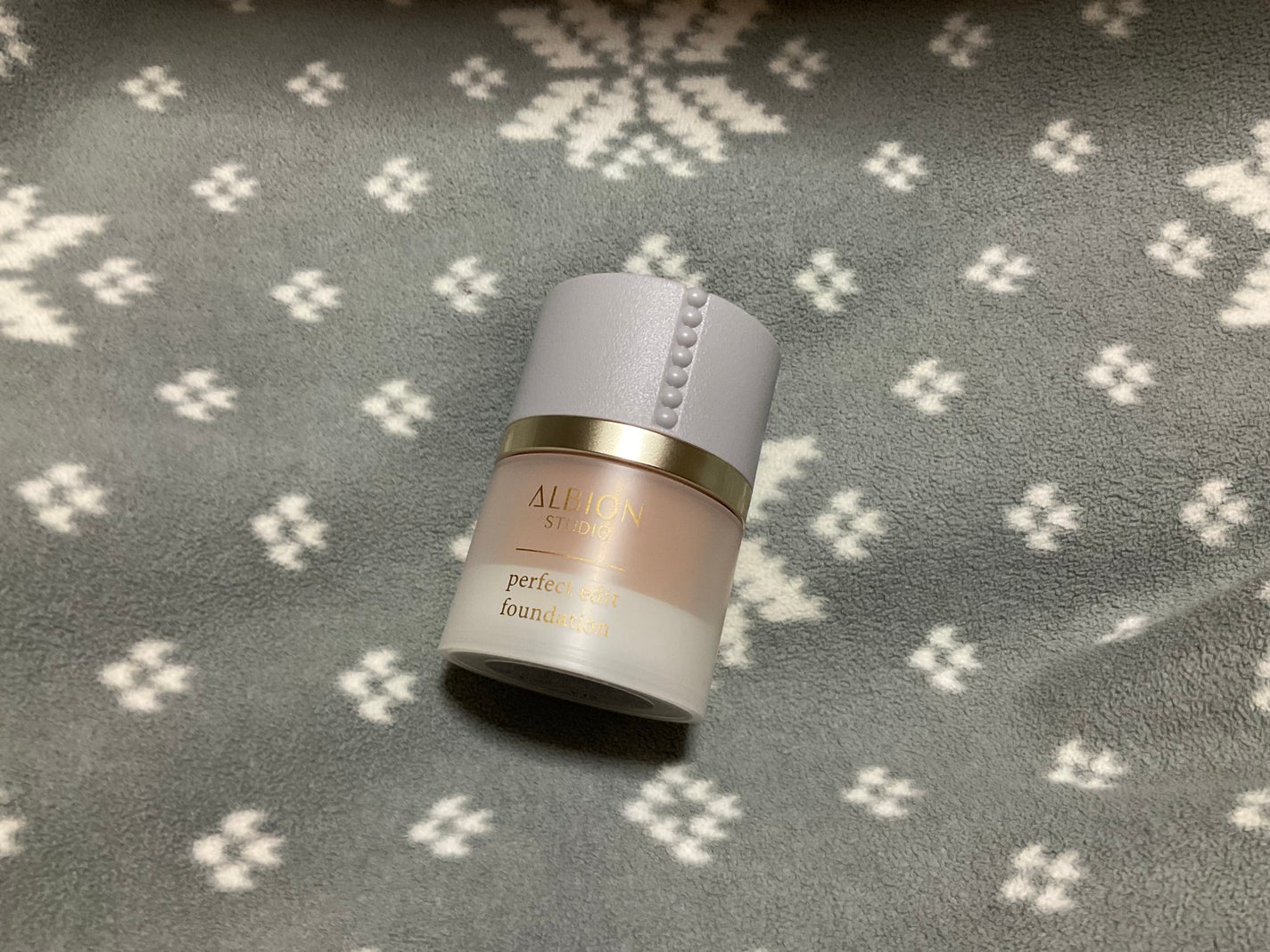 アルビオン スタジオ パーフェクトエディット ファンデーション/ALBION/クリーム・エマルジョンファンデーションを使ったクチコミ(1枚目)