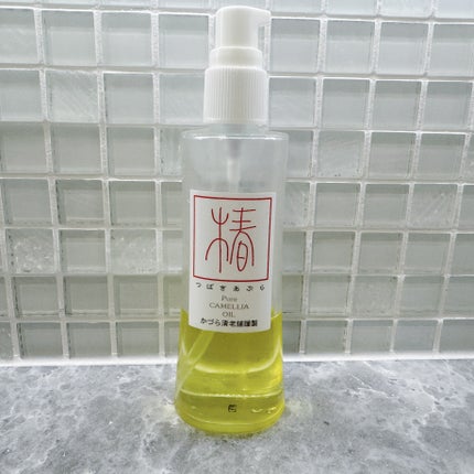 国内産椿実 特製つばき油(ディスペンサーボトル)/かづら清/ヘアオイルを使ったクチコミ(1枚目)