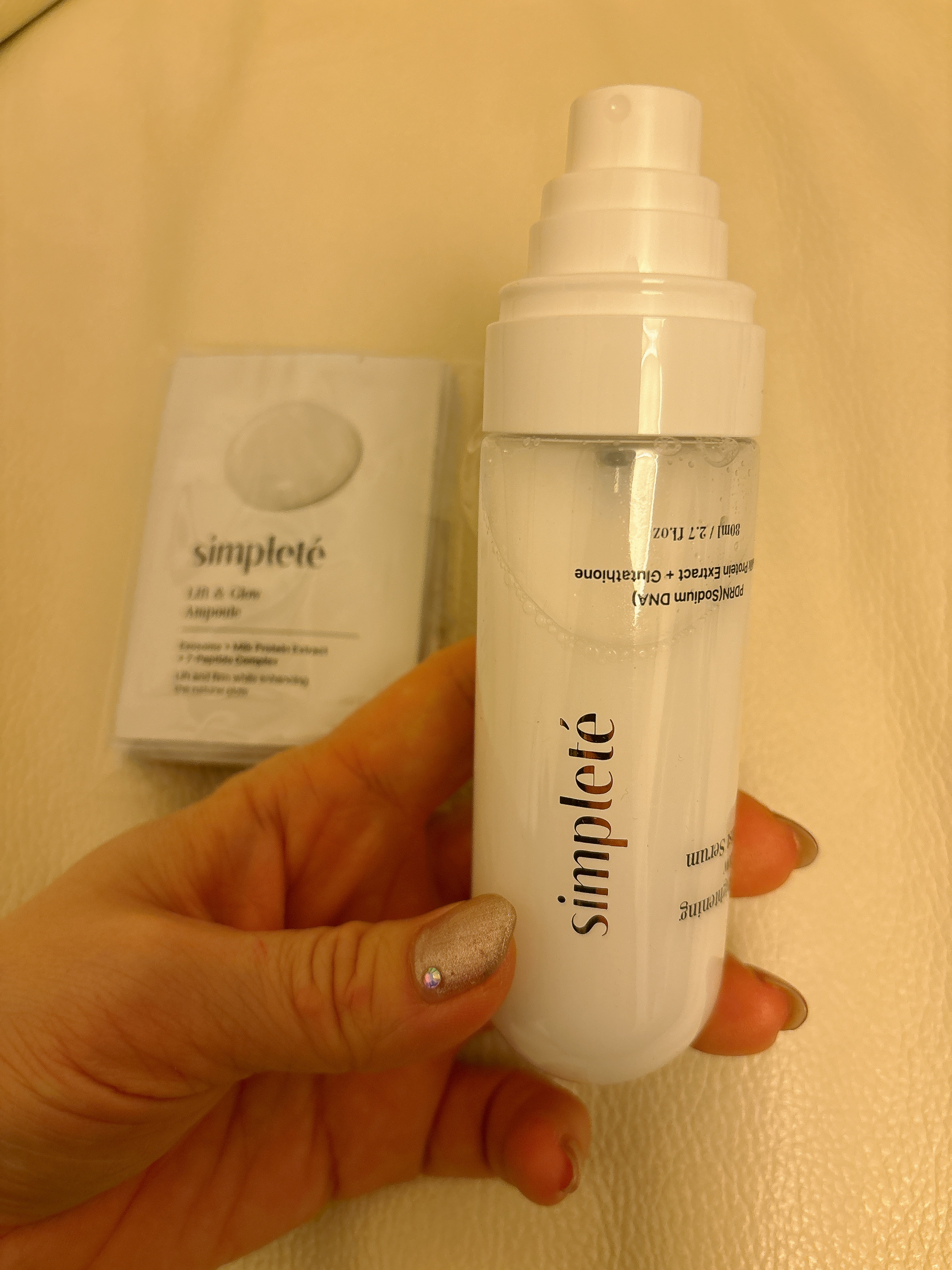 ブライトニング グロウ ミストセラム/Simplete/ミスト状化粧水を使ったクチコミ（2枚目）