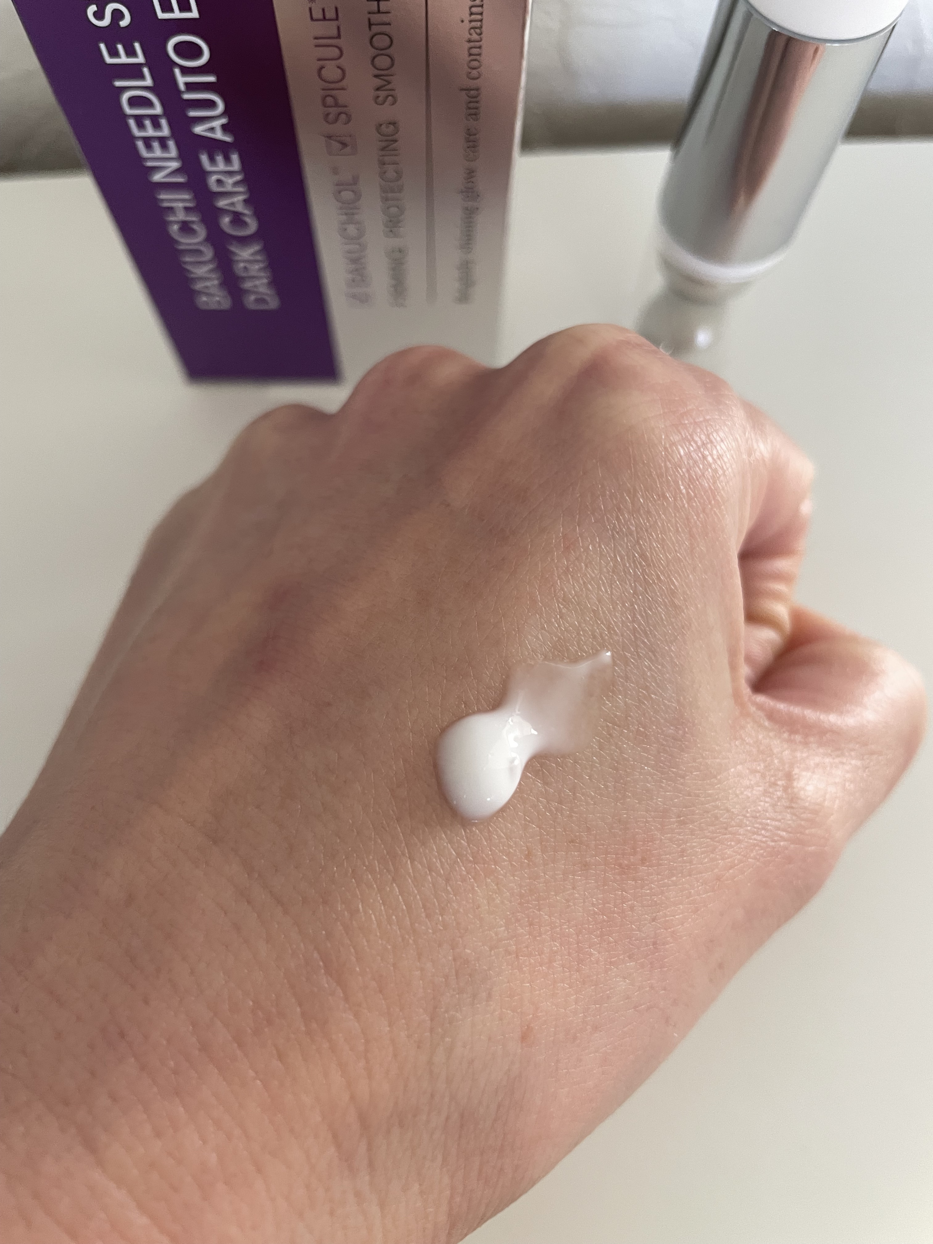 BAKUCHI NEEDLE SHOT DARK CARE AUTO EYE CREAM/LIALUSTER/アイケア・アイクリームを使ったクチコミ（3枚目）