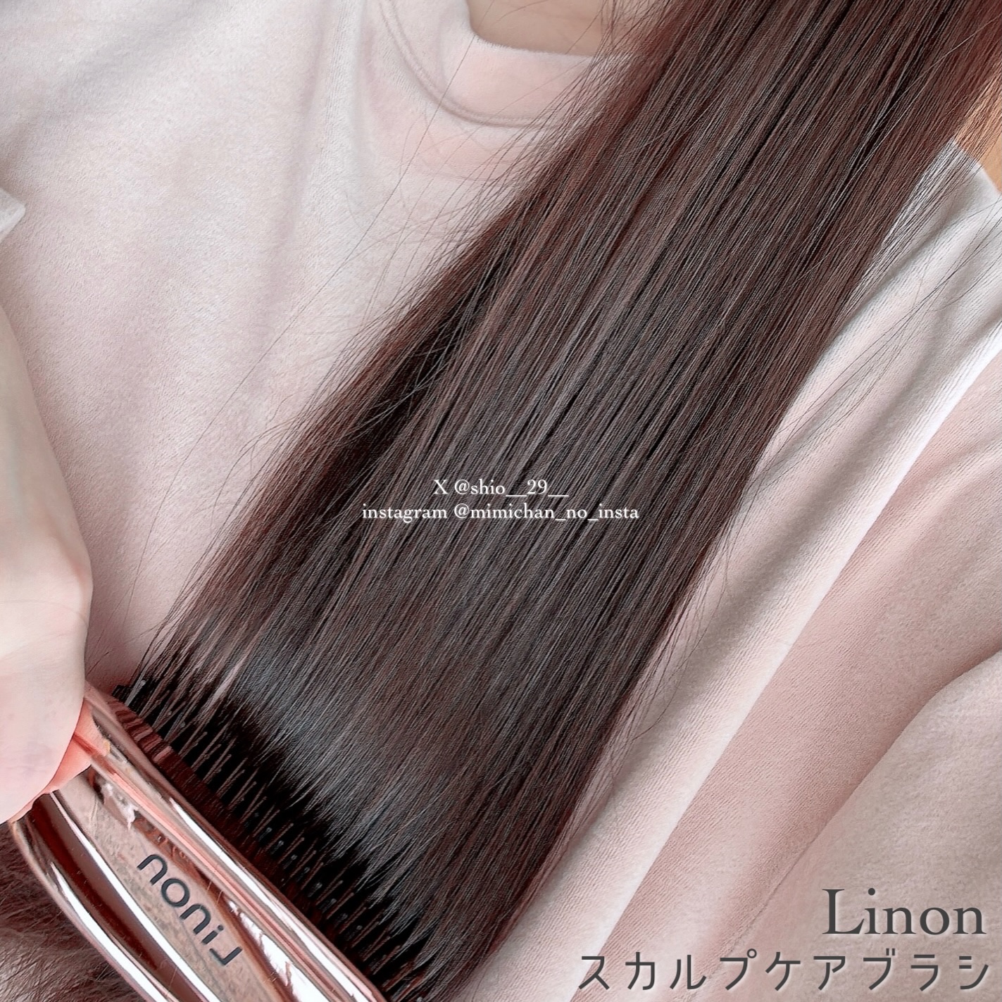 リノン スカルプケアブラシ/Linon/スカルプブラシを使ったクチコミ（3枚目）