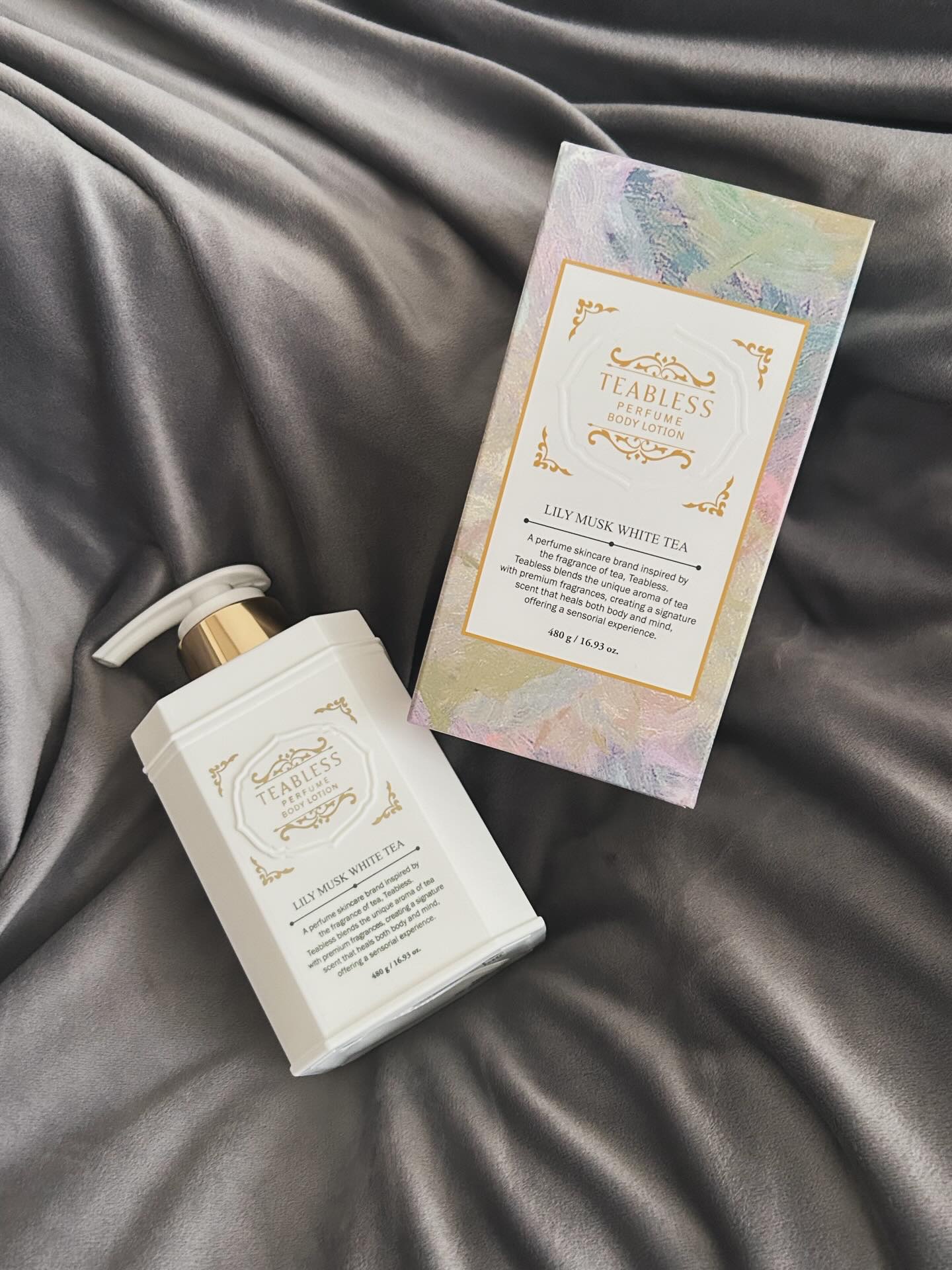 パフュームボディローション リリィムスクホワイトティー/TEABLESS/ボディローションを使ったクチコミ（2枚目）