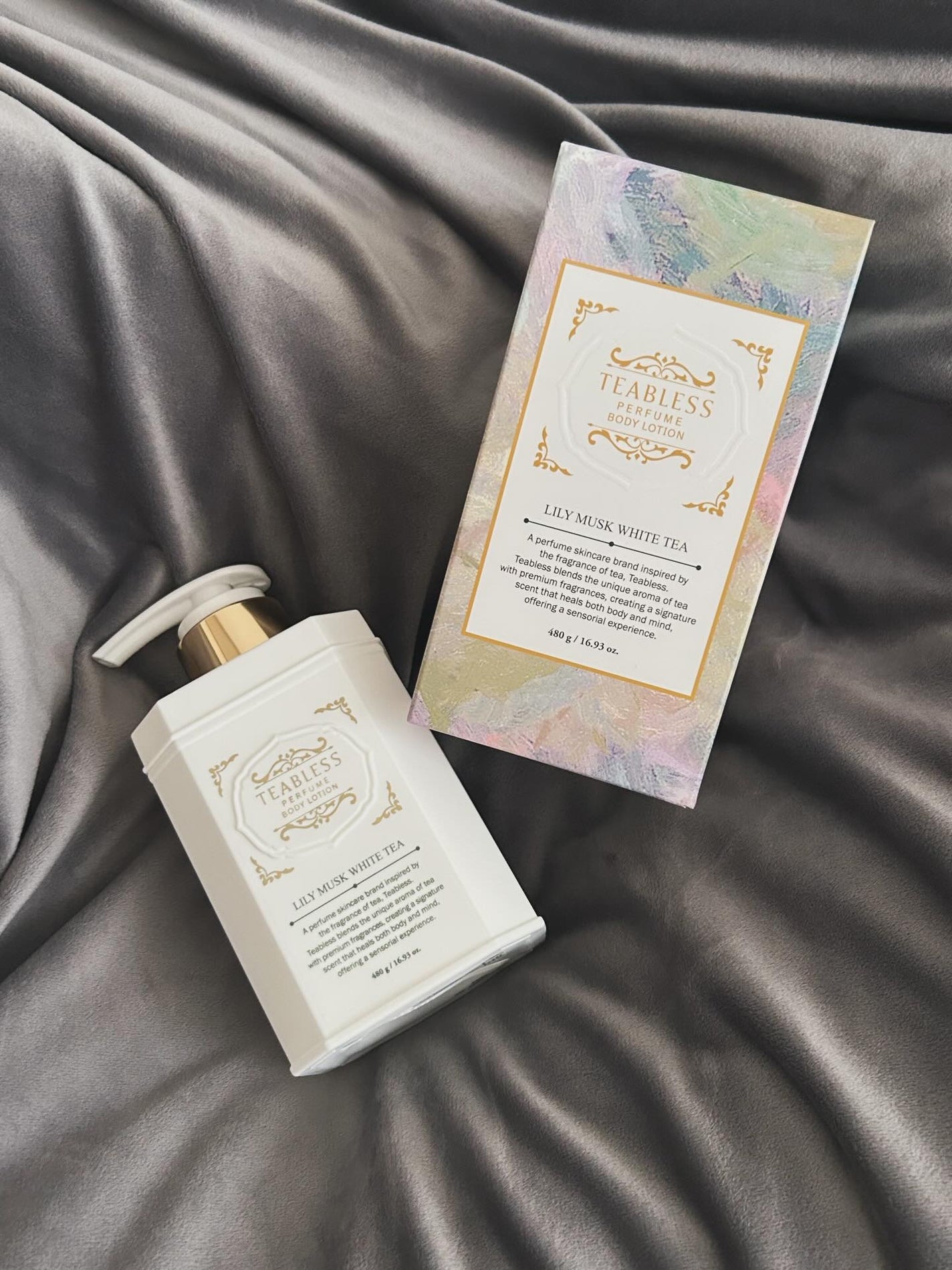 パフュームボディローション リリィムスクホワイトティー/TEABLESS/ボディローションを使ったクチコミ(2枚目)