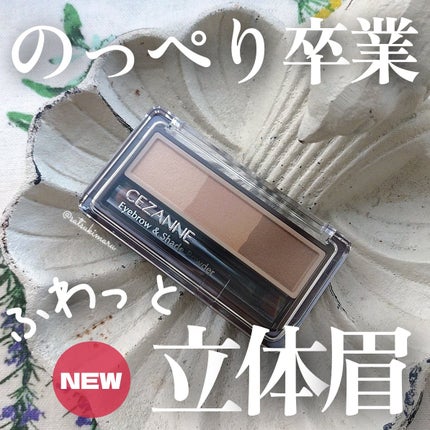 アイブロウ&シェードパウダー/CEZANNE/パウダーアイブロウを使ったクチコミ(1枚目)