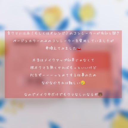 カラーデュオ トリック コンシーラー/Visée/パレットコンシーラーを使ったクチコミ(2枚目)