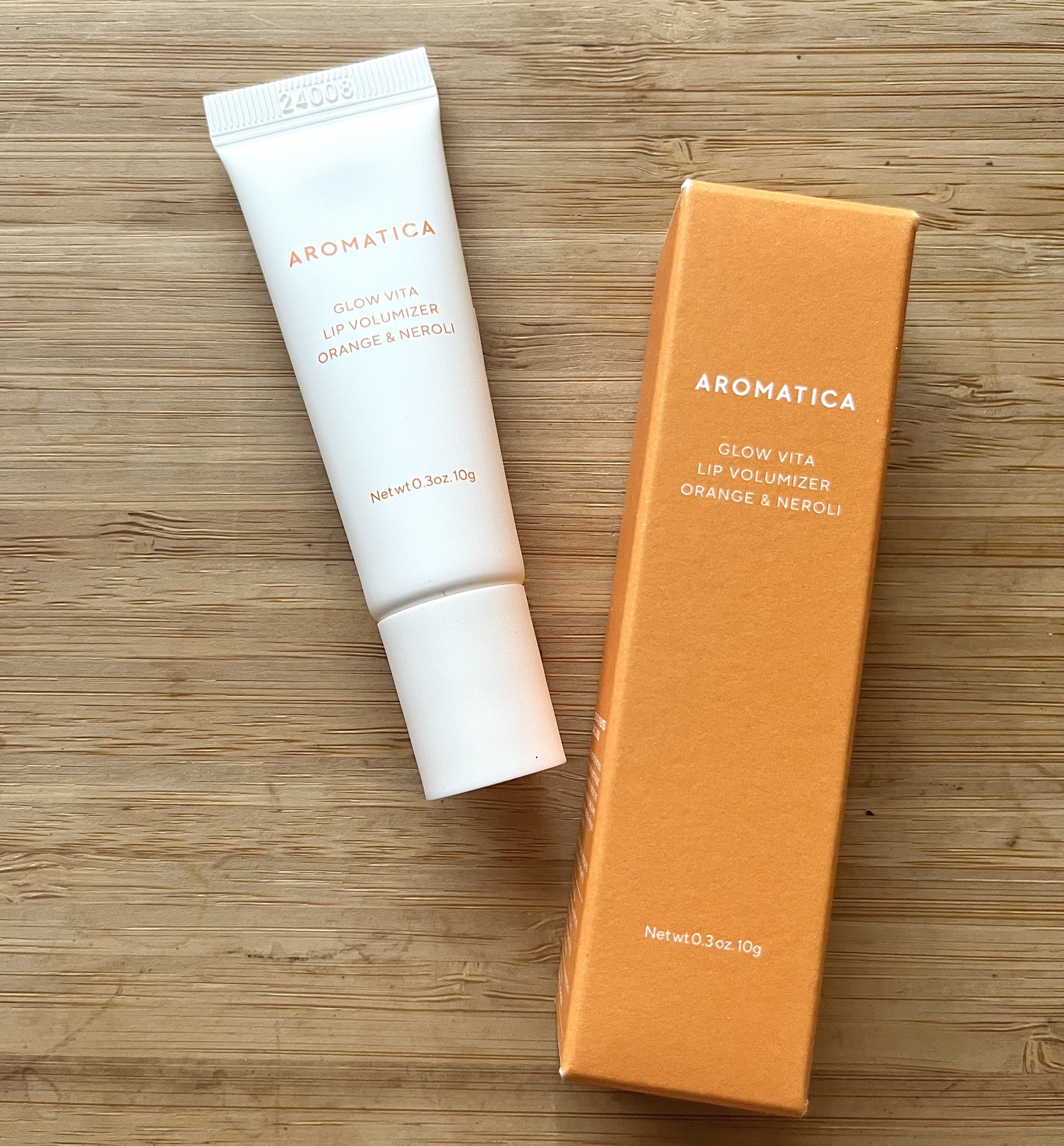 GLOW VITA LIP VOLUMIZER ORANGE&NEROLI/AROMATICA/リップバームを使ったクチコミ（1枚目）