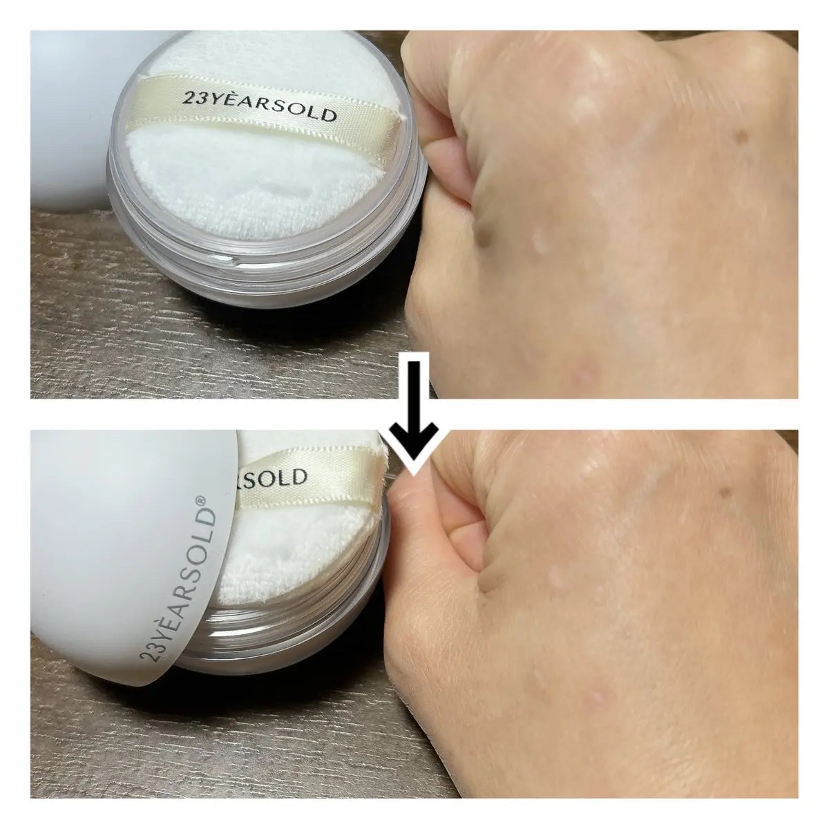 ダーマシンゼロセバムライスパウダー/23years old/ルースパウダーを使ったクチコミ（3枚目）