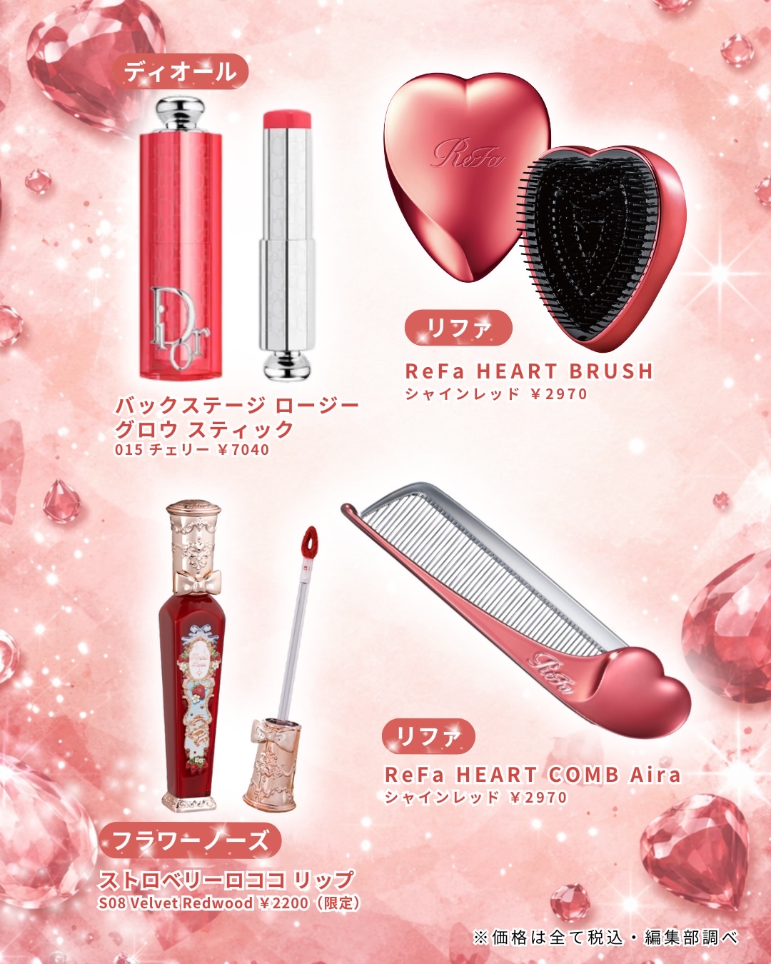 ラスティンググロスリップ/CEZANNE/口紅を使ったクチコミ（3枚目）