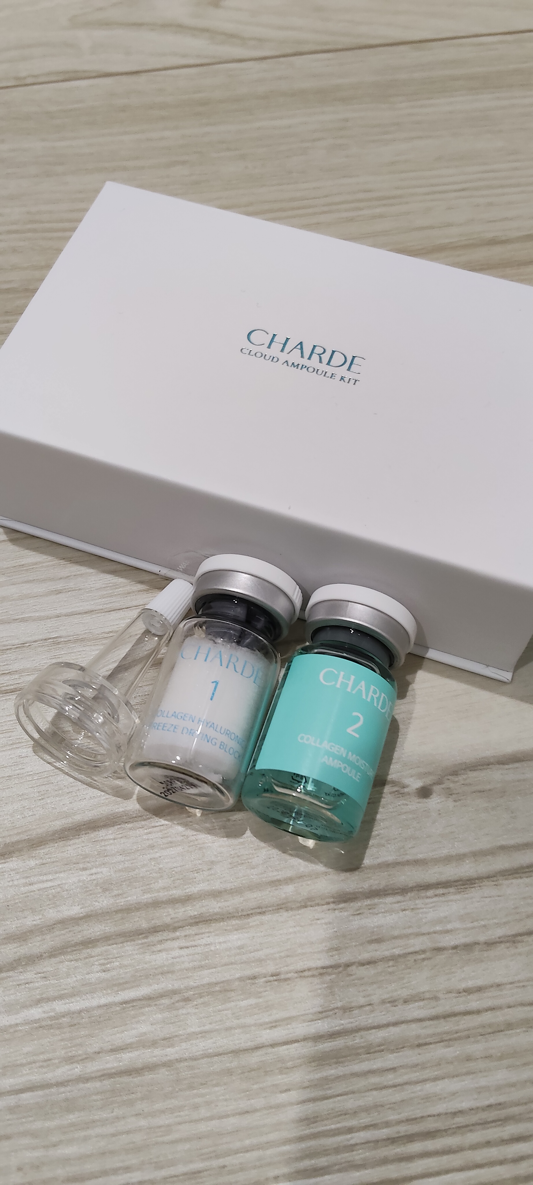 クラウドアンプル 1week キット/CHARDE/美容液を使ったクチコミ（2枚目）