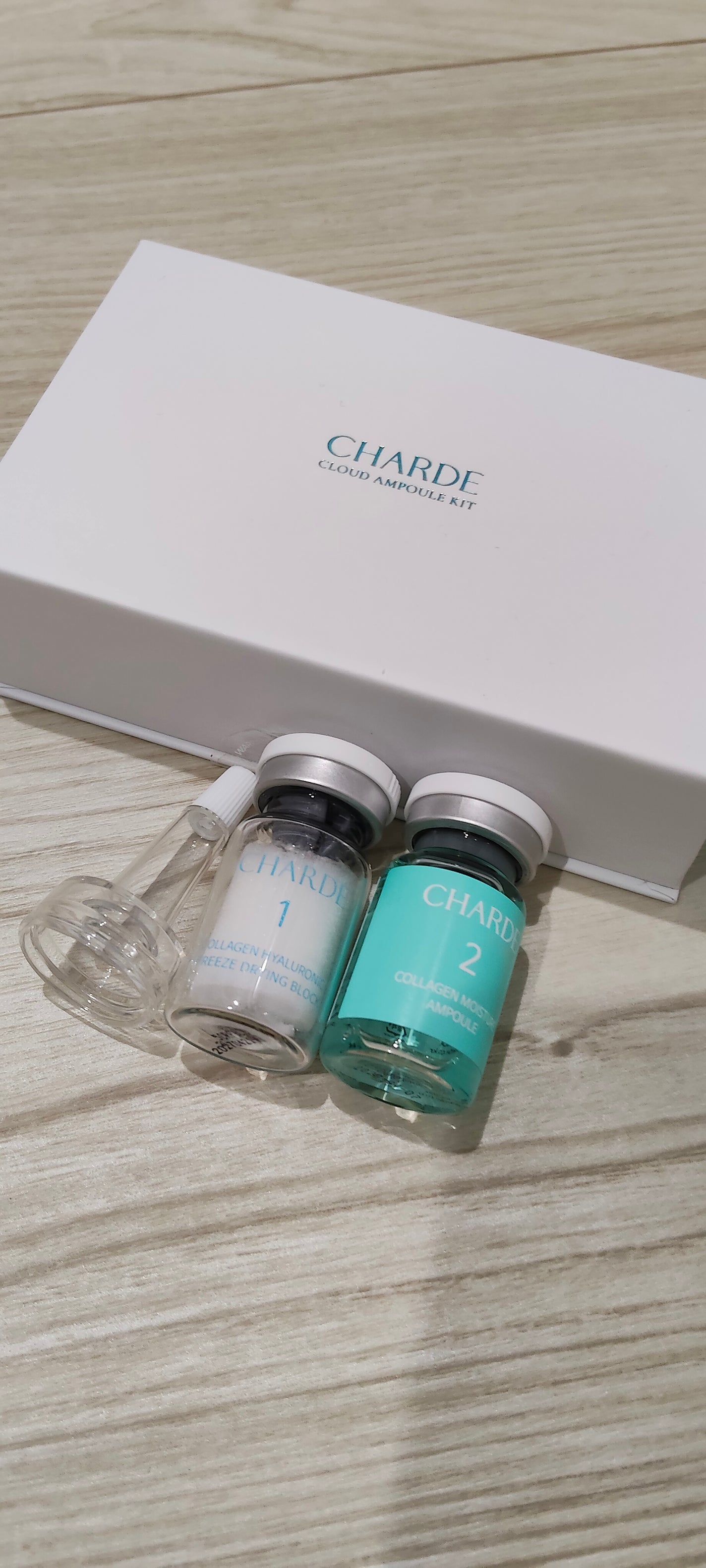 クラウドアンプル 1week キット/CHARDE/美容液を使ったクチコミ(2枚目)