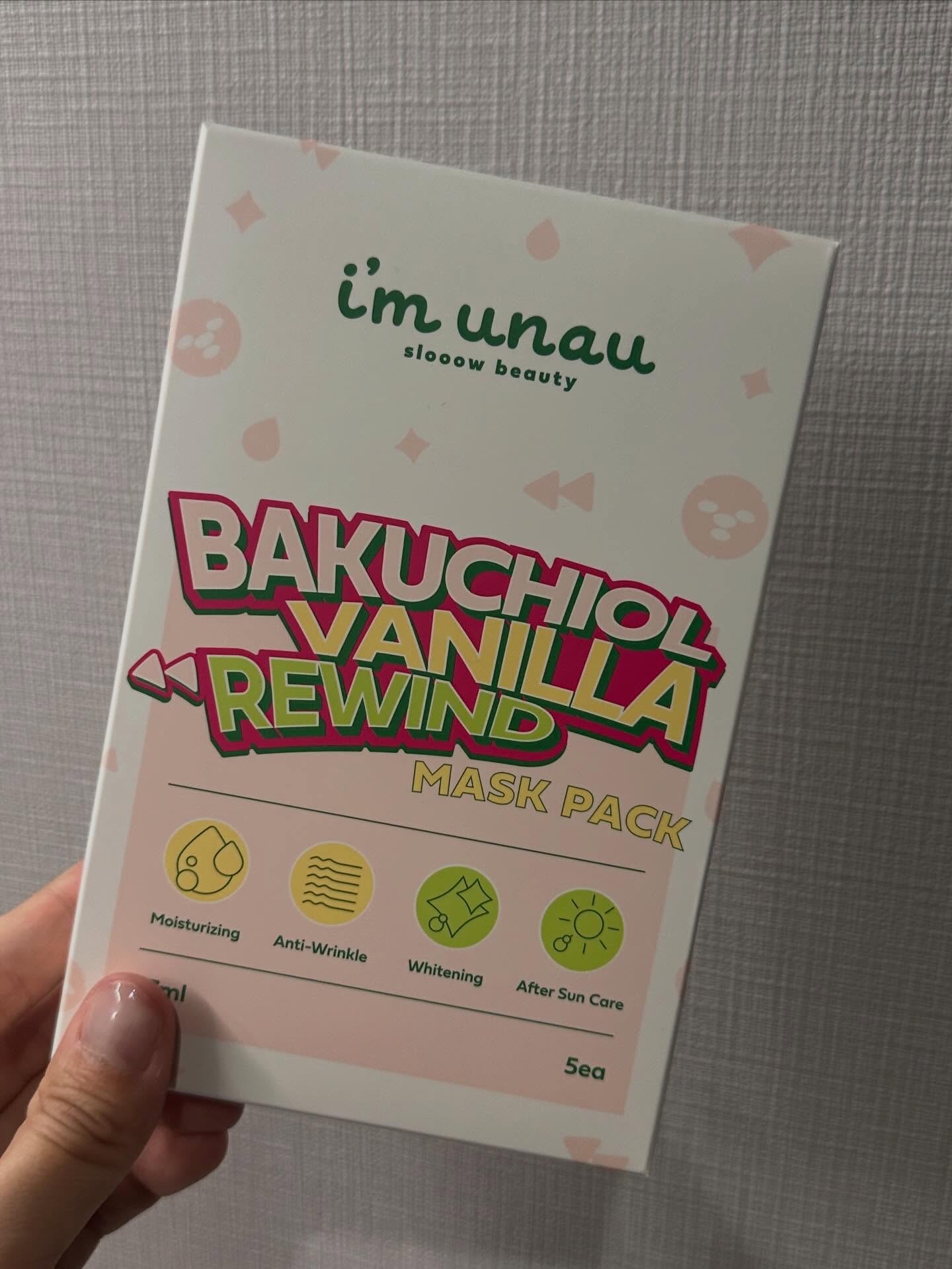 バクチオール バニラ リワインド マスクパック/i’m unau/シートマスク・パックを使ったクチコミ（3枚目）
