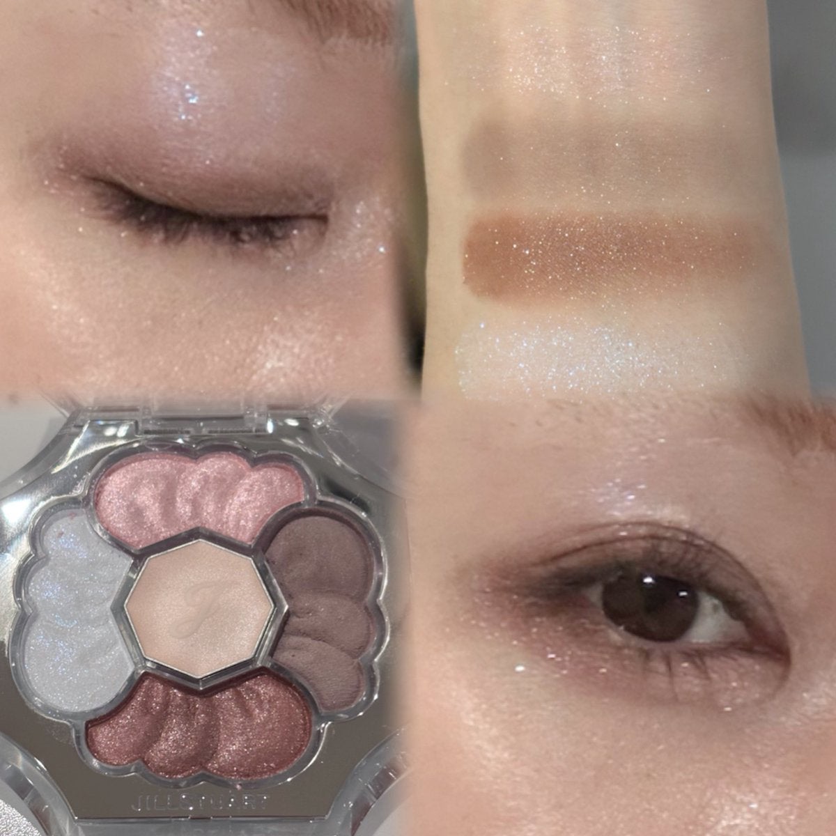 ジルスチュアート　ドレスドブルーム アイズ 101 frosted bluestar（限定色）/JILL STUART/アイシャドウパレットを使ったクチコミ（2枚目）