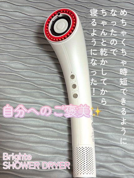 SHOWER DRYER/Brighte/ドライヤーを使ったクチコミ(1枚目)