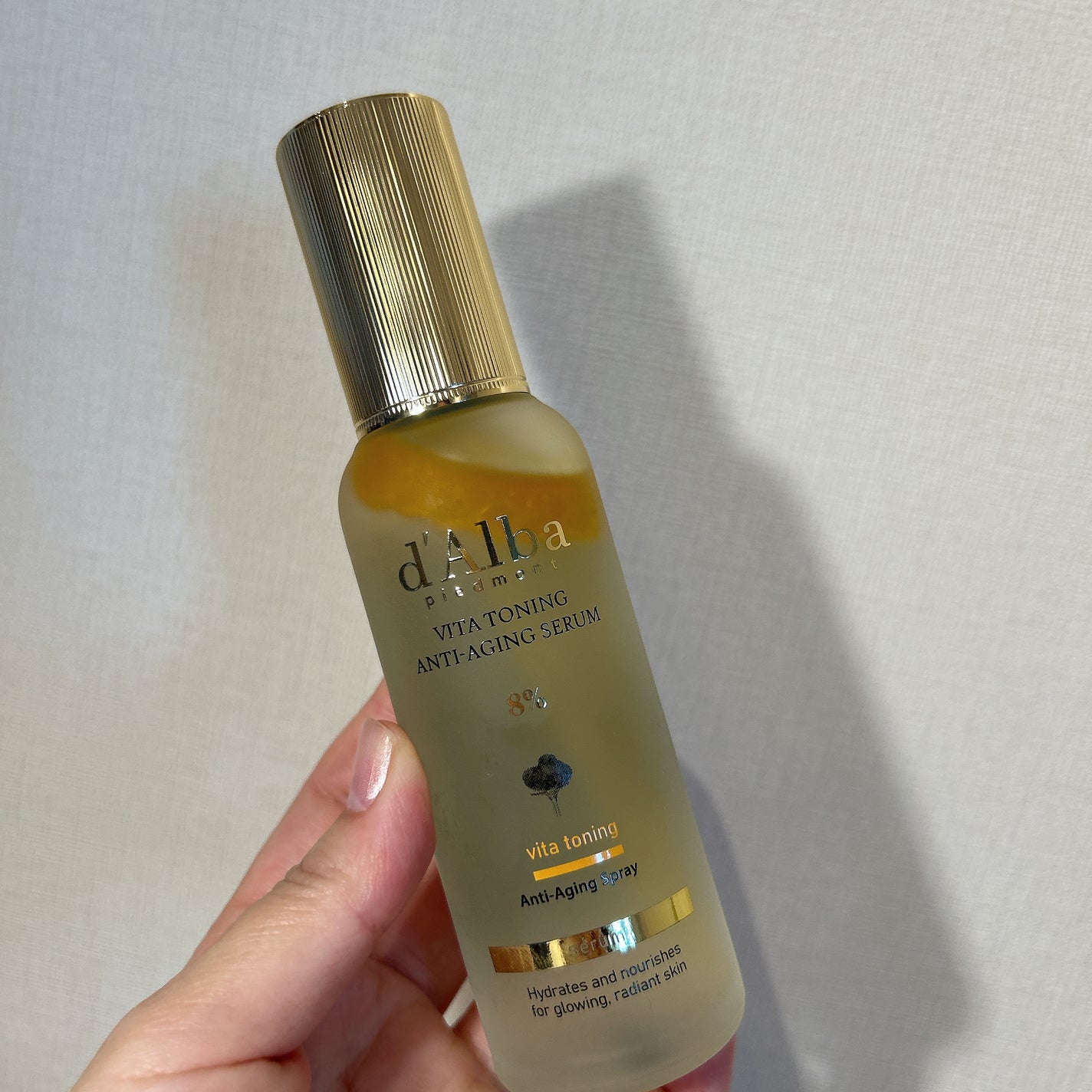 ビタトーニングアンチエイジングスプレーセラム8%/ダルバ/美容液を使ったクチコミ(4枚目)