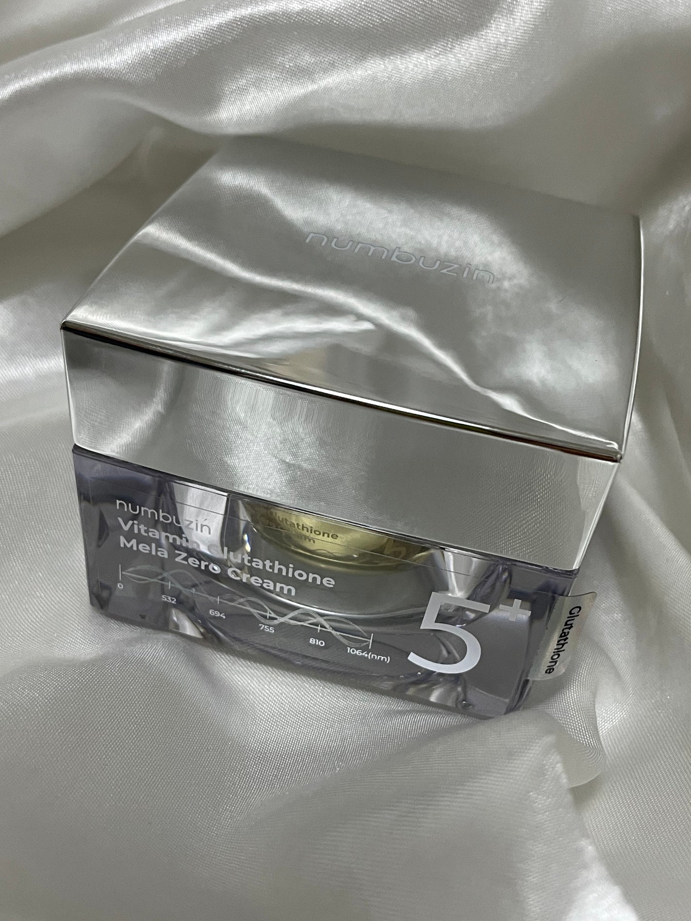 5番 白玉グルタチオンCメラゼロクリーム/numbuzin/フェイスクリームを使ったクチコミ(2枚目)