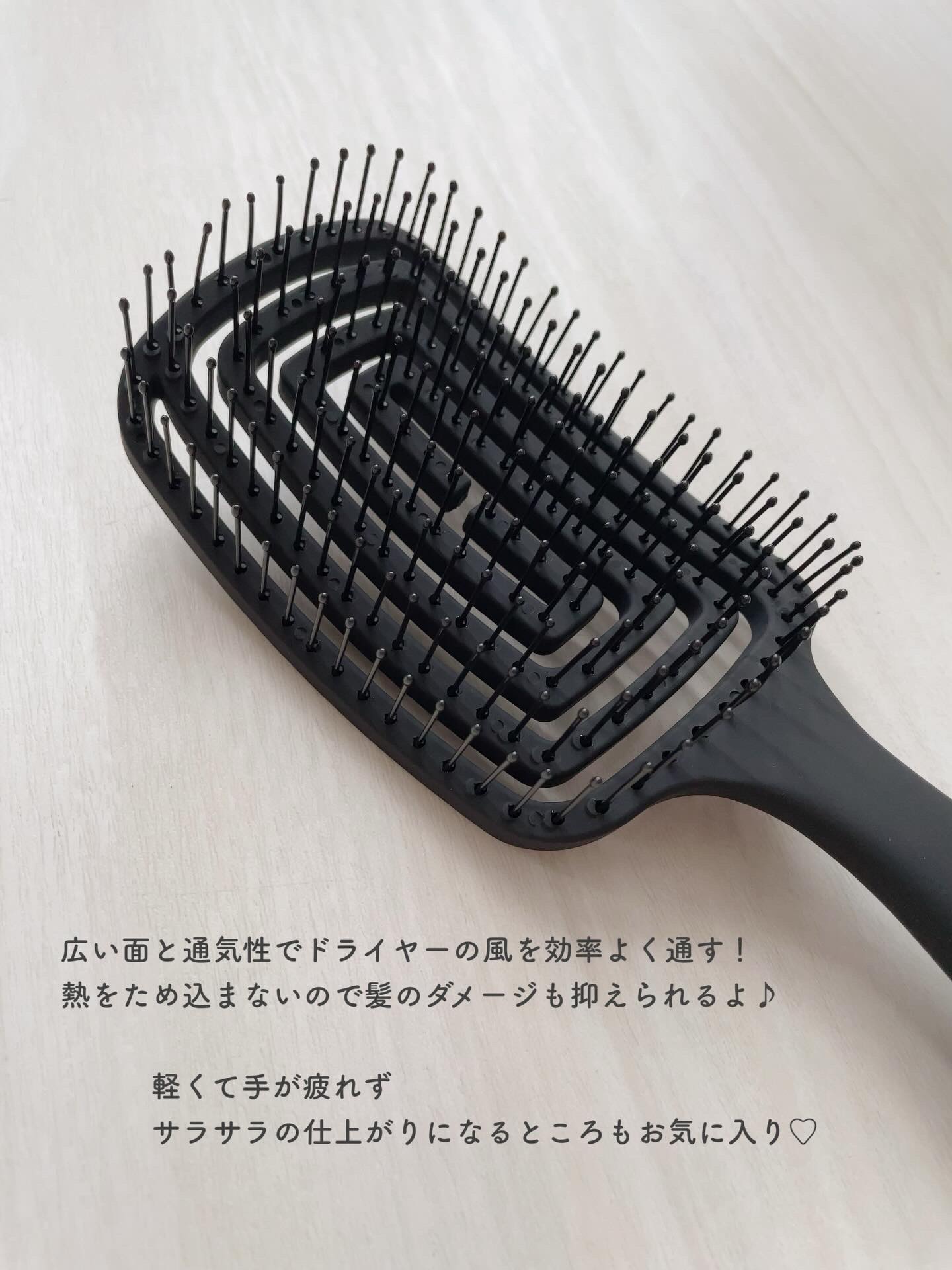 87saku ハナサク 速乾ブラシ/87saku/ヘアブラシを使ったクチコミ（2枚目）