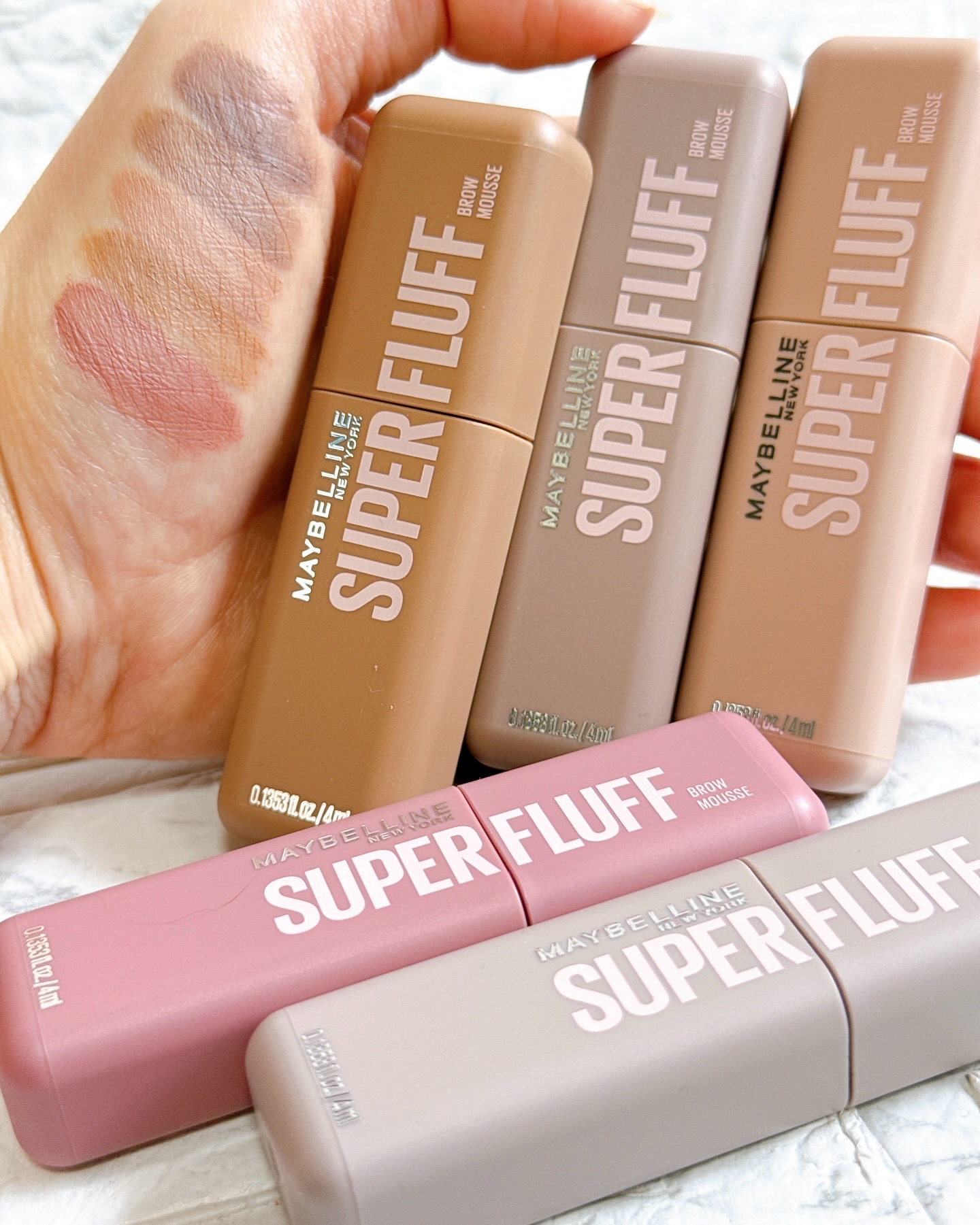 ＳＰ フラッフ ブロウ ムース/MAYBELLINE NEW YORK/眉マスカラを使ったクチコミ（2枚目）