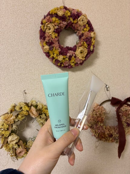 メラピールクリームマスク/CHARDE/ピーリングを使ったクチコミ(1枚目)