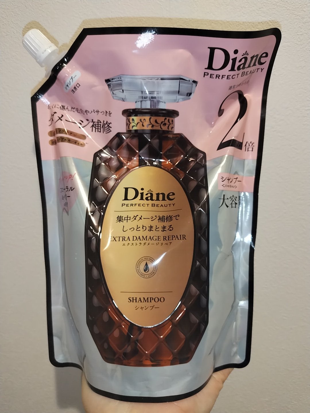 パーフェクトビューティ モイストダイアン エクストラダメージリペア シャンプー/トリートメント/ダイアン/市販シャンプーを使ったクチコミ(1枚目)