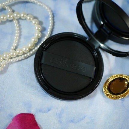 ベルベットジュエルクッション/BIVABOO/クッションファンデーションを使ったクチコミ(3枚目)