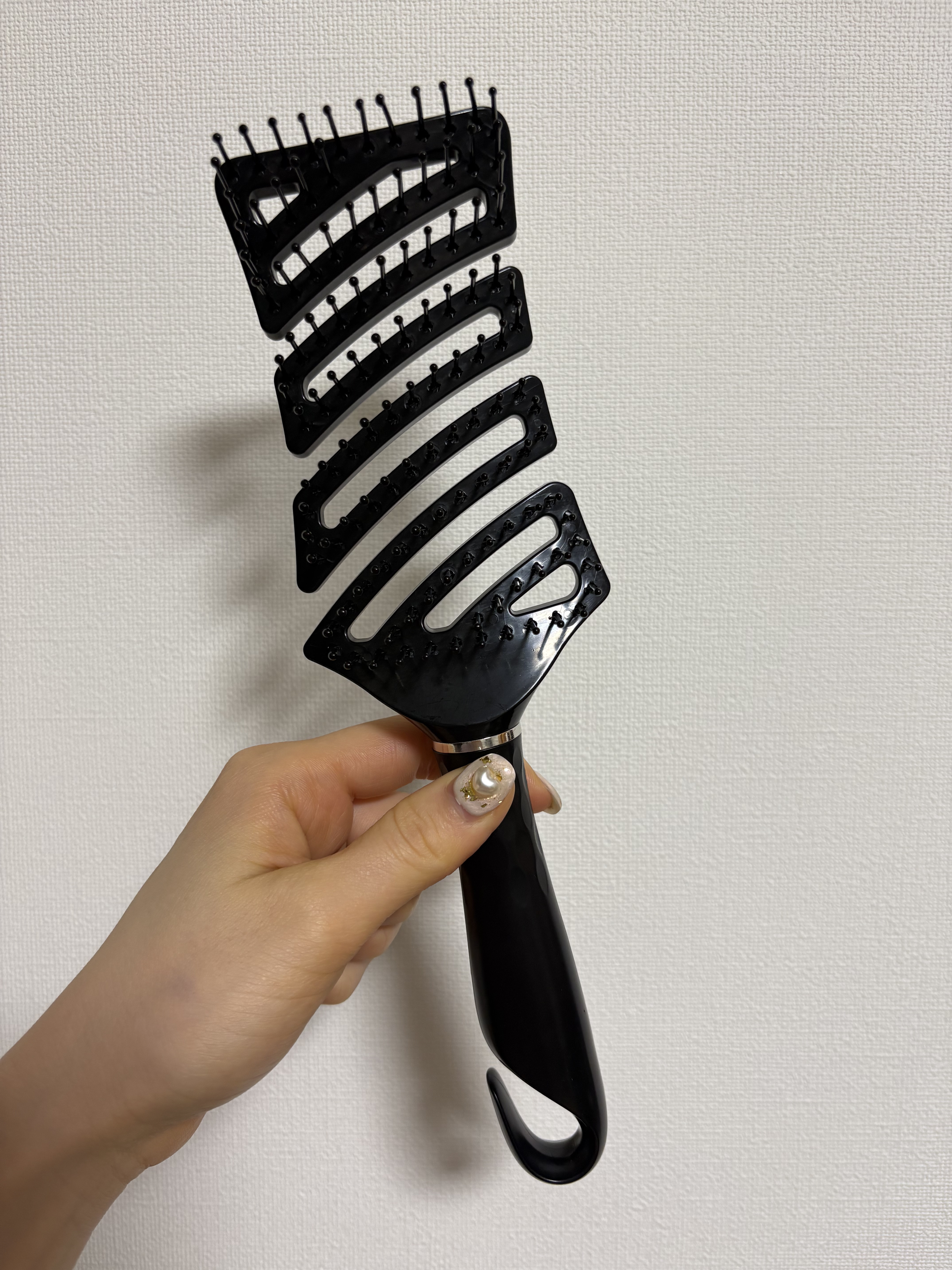 毛先までしっかりなじむトリートメントコーム/DAISO/ヘアコームを使ったクチコミ（3枚目）