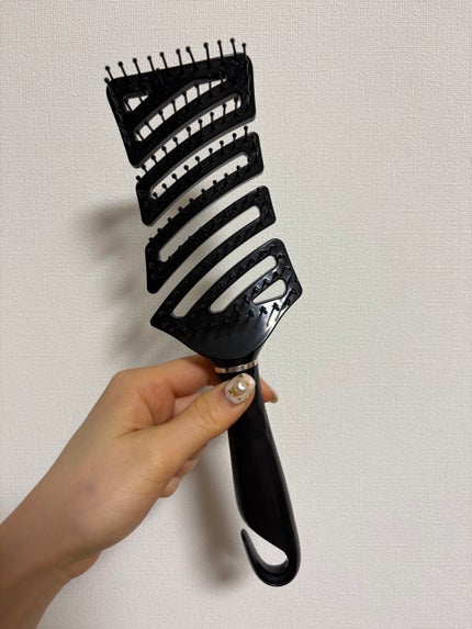 毛先までしっかりなじむトリートメントコーム/DAISO/ヘアコームを使ったクチコミ(3枚目)