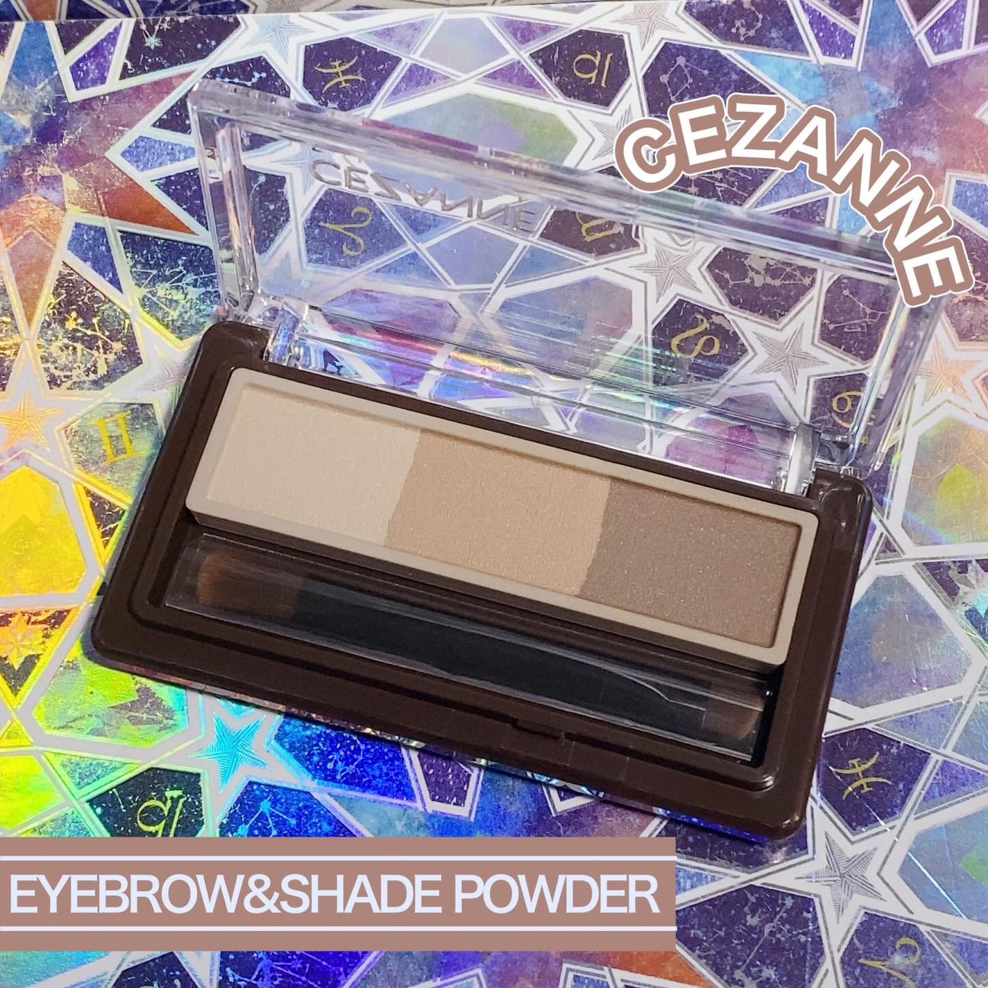 アイブロウ&シェードパウダー/CEZANNE/パウダーアイブロウを使ったクチコミ(1枚目)