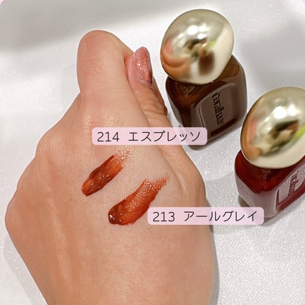 デュー ドロップ ティント/Coralhaze/リップティントを使ったクチコミ(2枚目)