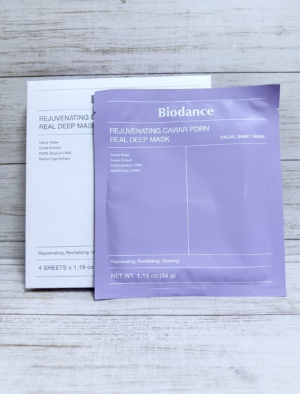 リジュビネイティングキャビア PDRN リアルディープマスク/Biodance/シートマスク・パックを使ったクチコミ(4枚目)