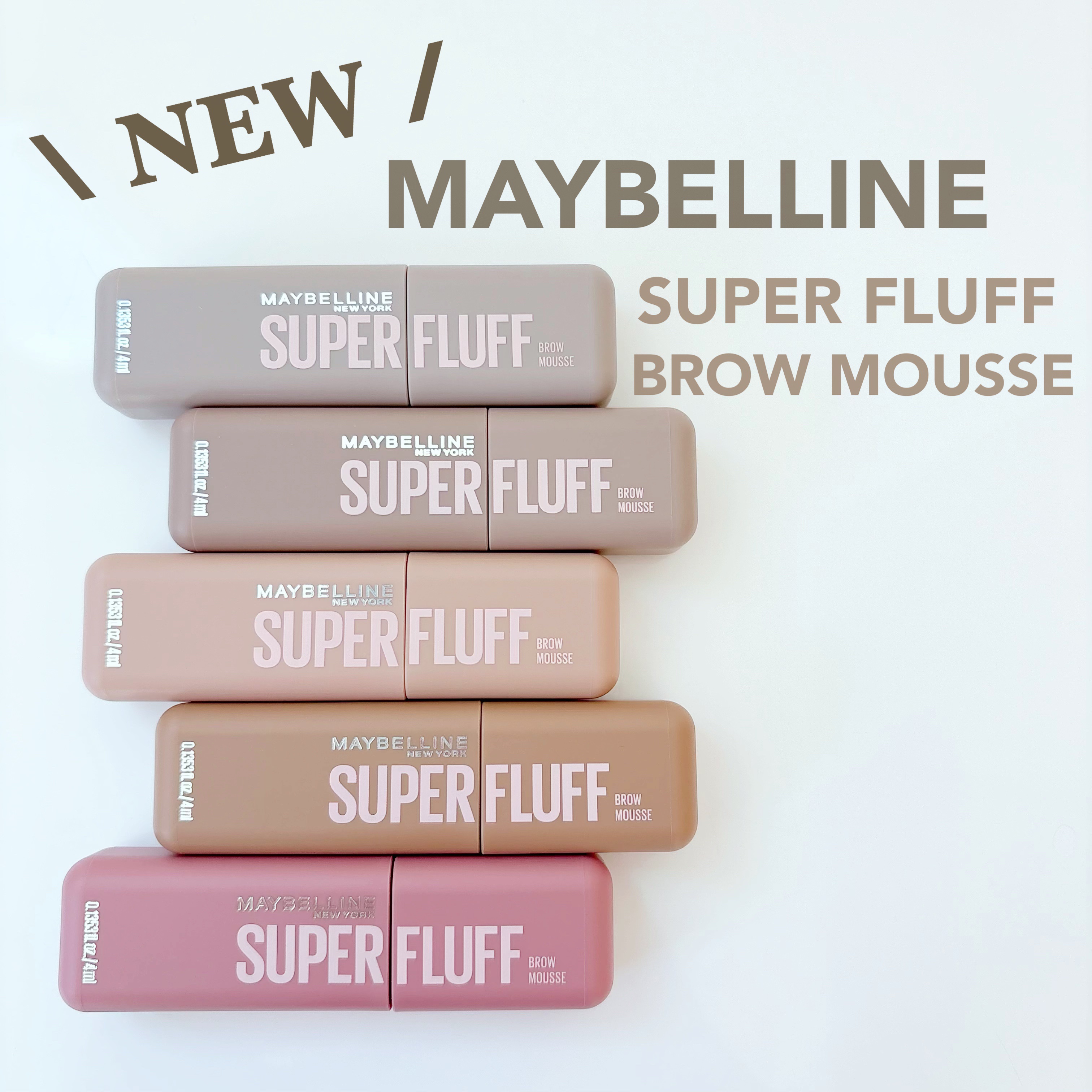 ＳＰ フラッフ ブロウ ムース/MAYBELLINE NEW YORK/眉マスカラを使ったクチコミ（1枚目）