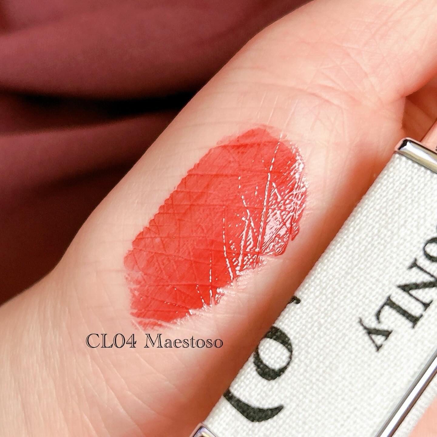 キャンドルライトジュレティント/LoNLy /リップティントを使ったクチコミ（3枚目）