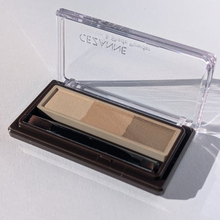 アイブロウ&シェードパウダー/CEZANNE/パウダーアイブロウを使ったクチコミ(2枚目)