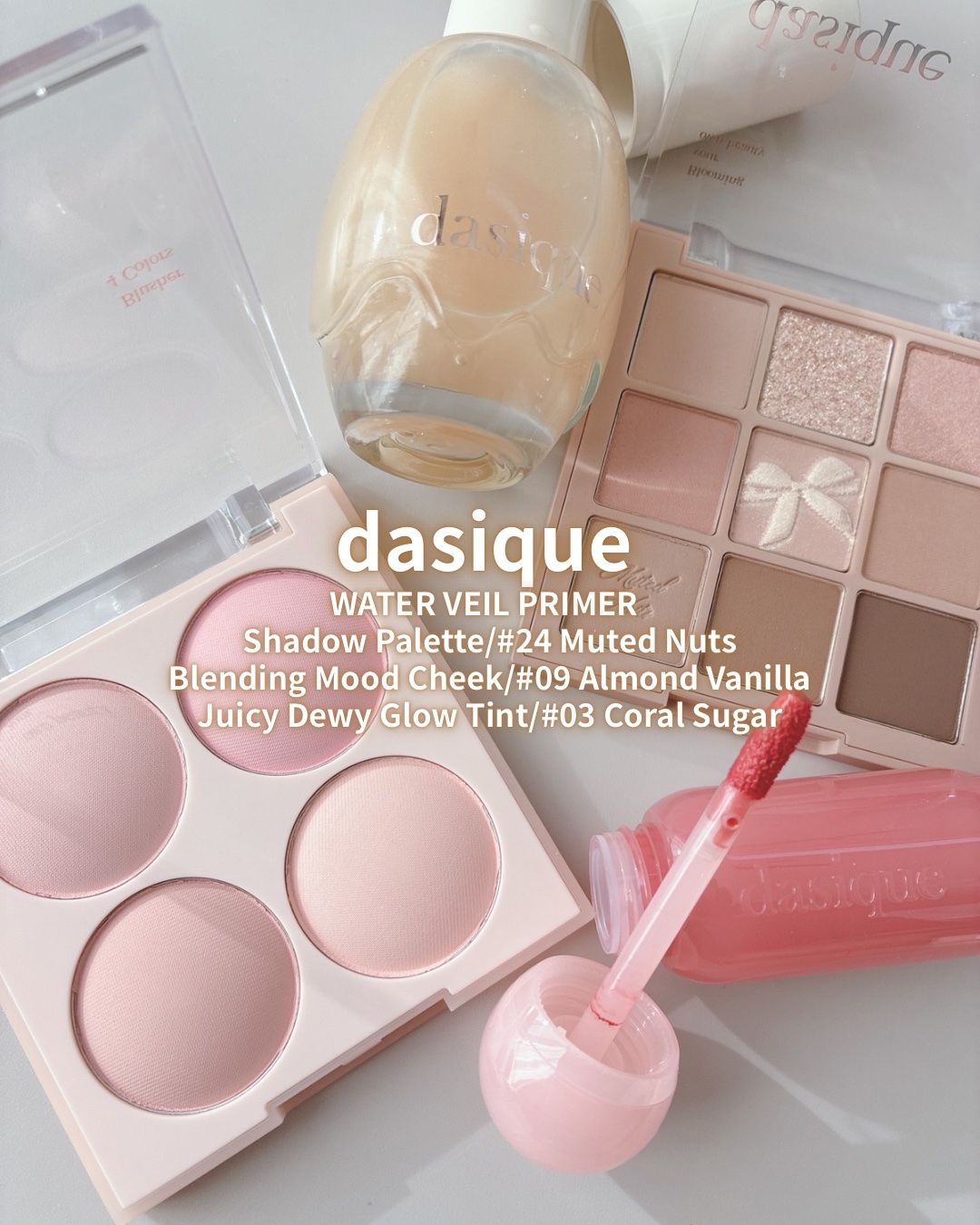 ｡・ﾟ・。｡・ﾟ・。｡・ﾟ・。｡・ﾟ・｡・ﾟ・。

2025年デイジークのアイテムで最も愛されたベストコスメを紹介👑💞✨

⧉WATER VEIL PRIMER
スキンケア後、メイク前の段階で肌全体になじませるプライマー❣️
とろっとし