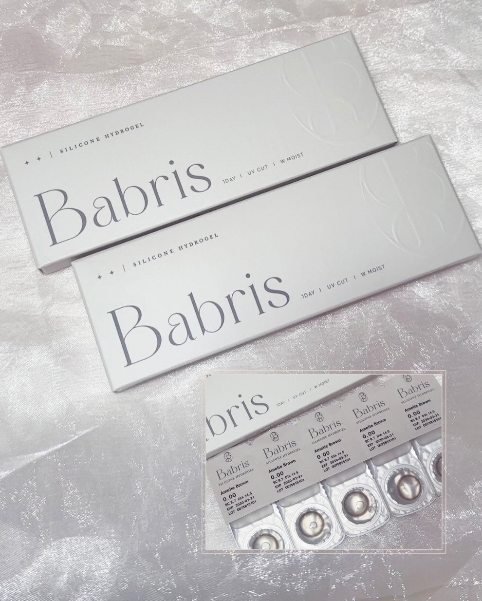 Babris silicone hydrogel 1day/Babris silicone hydrogel/ワンデー(1DAY)カラコンを使ったクチコミ(5枚目)