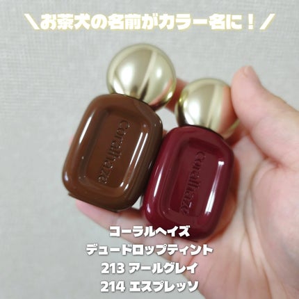 デュー ドロップ ティント/Coralhaze/リップティントを使ったクチコミ(2枚目)